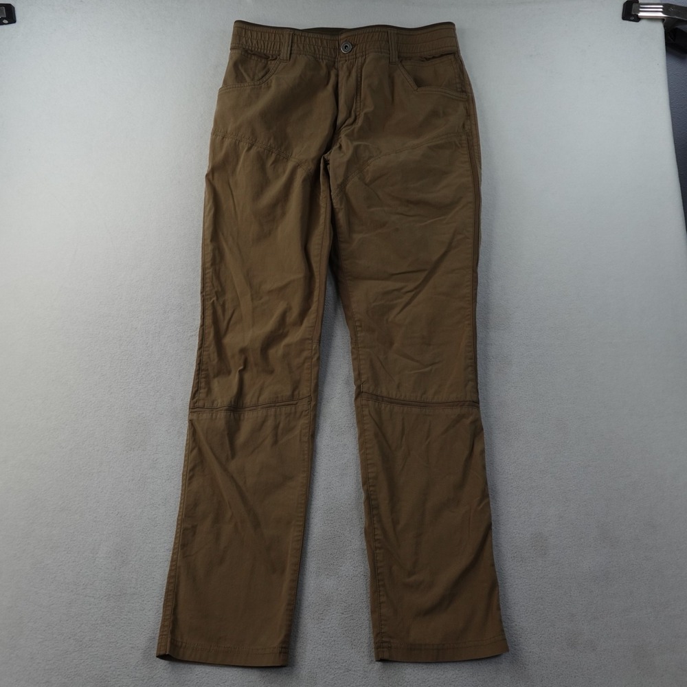 Kuhl Free Radikl Pants Mens 32x30 Brown Stretch Hiking Outdoor Technical